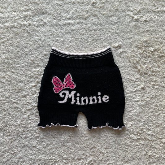 2010's disney minnie mouse fuzzy knit shorts