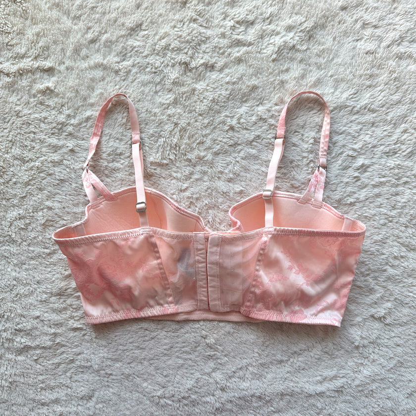2008 blushing ballerina longline bra