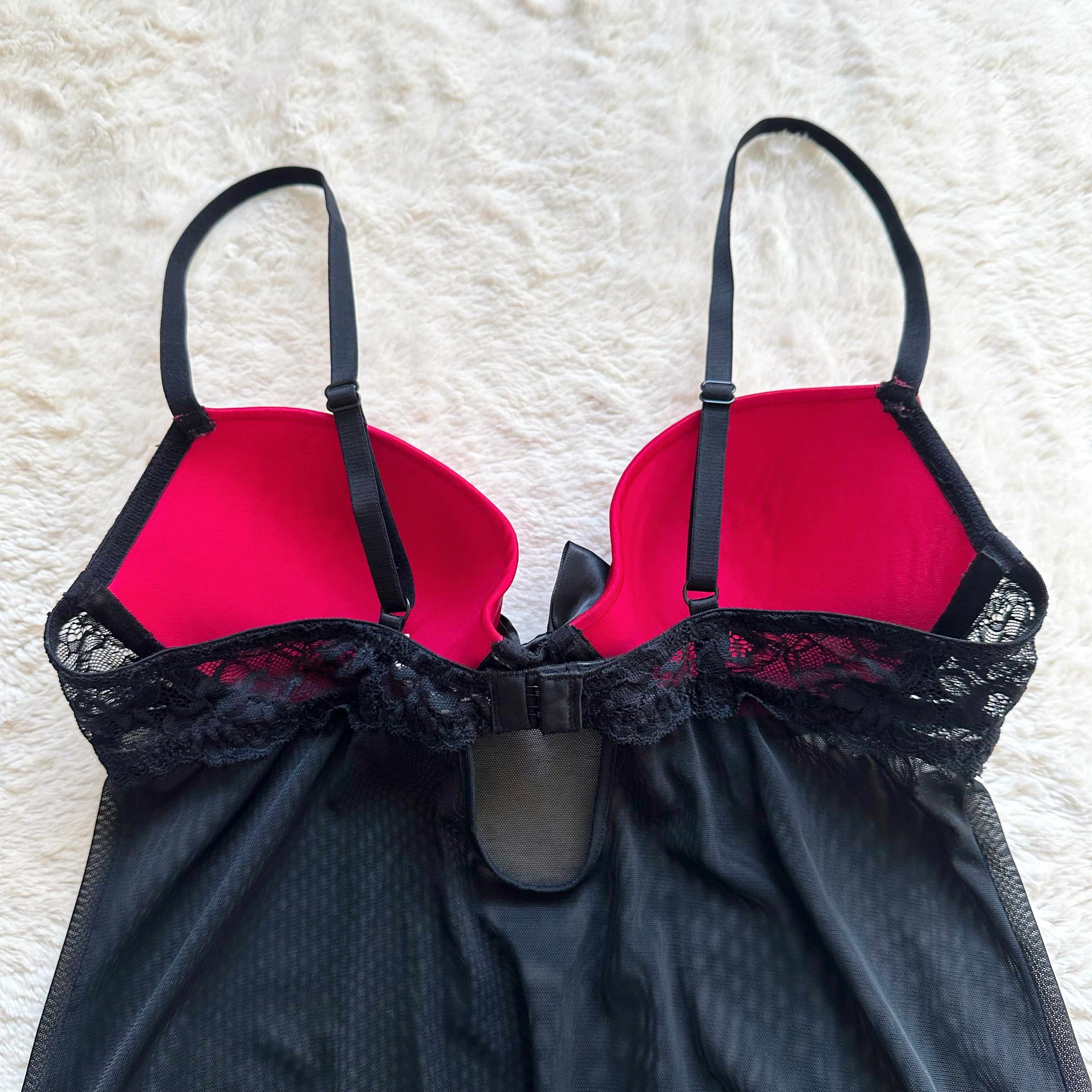 2000's cherry eclipse slip dress