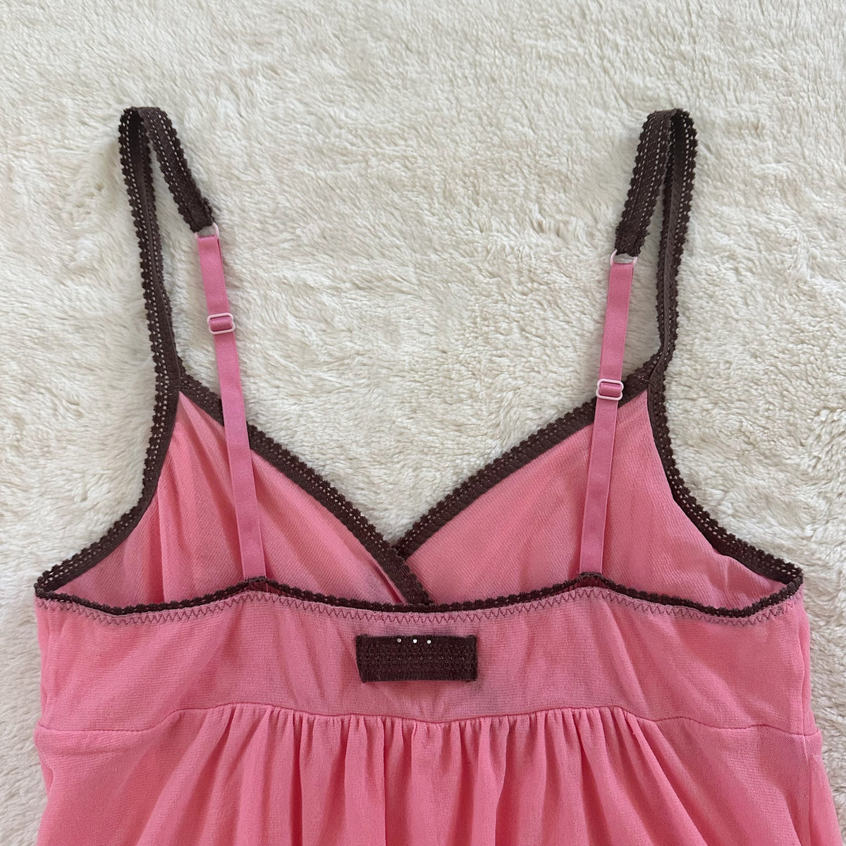 2000's cocoa blush slip dress