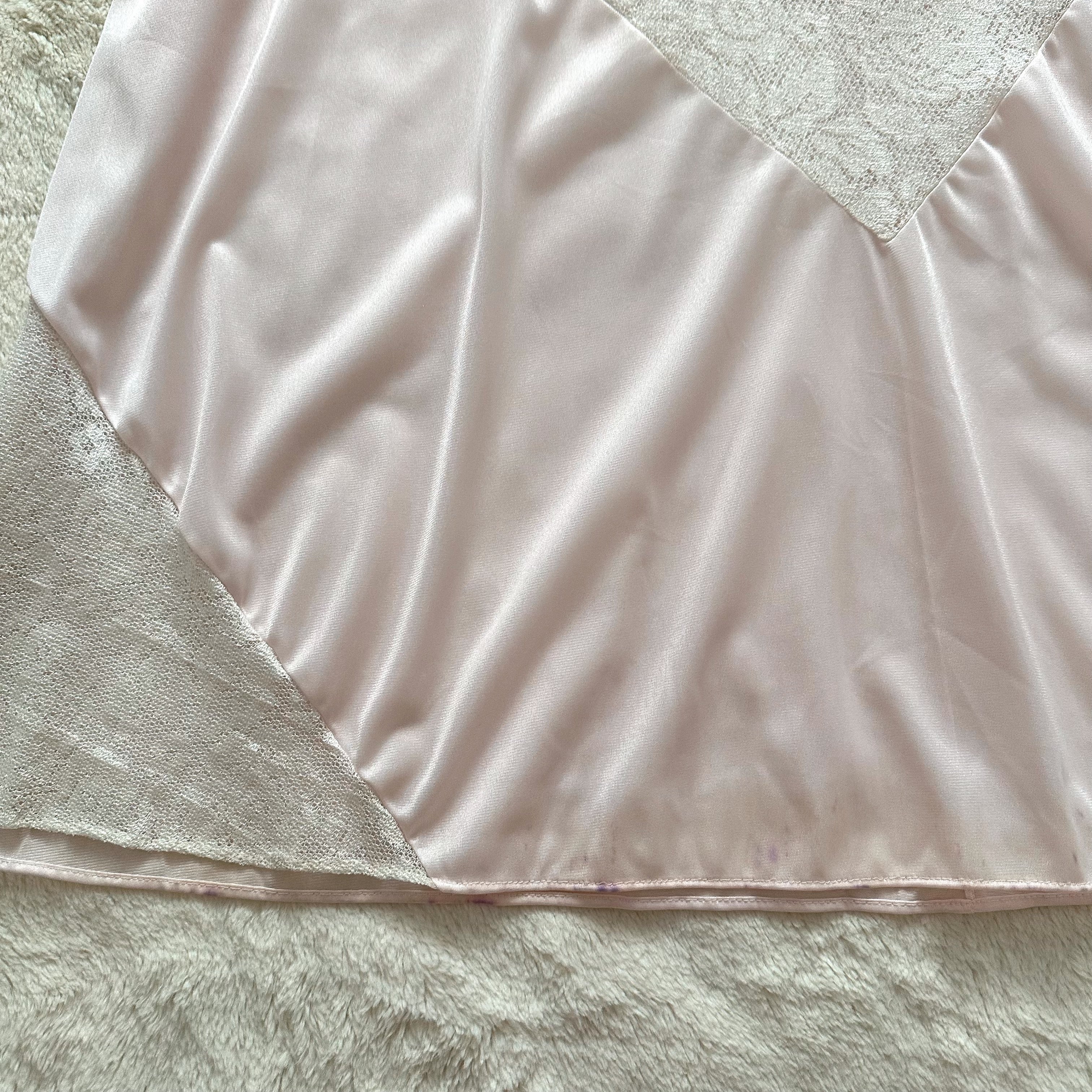 1990's milk blossom slip dress