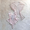 1990's powder lace set