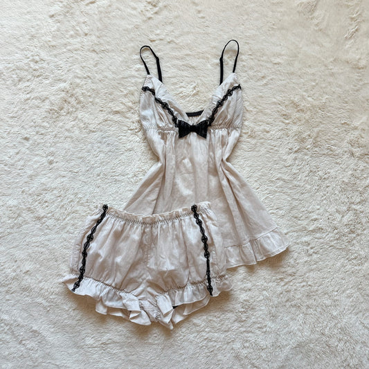 japanese brand ivory noir sleep set