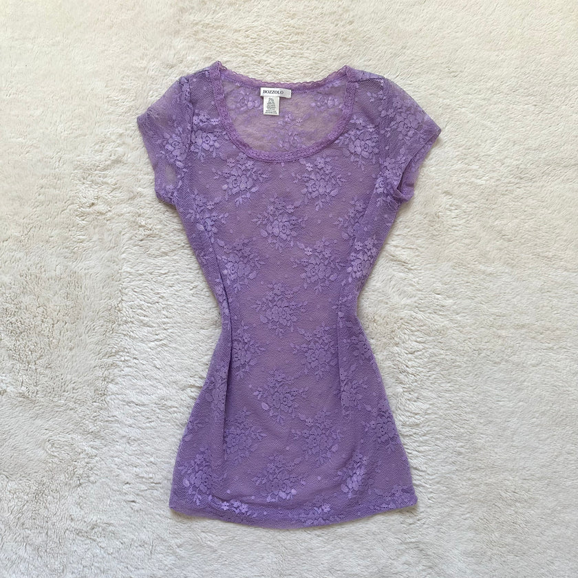 2000's lilac blossom top