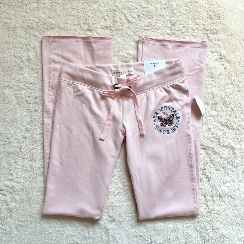 aéropostale butterfly fit & flare sweatpants - rtp: $49.95