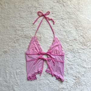 i.am.gia pink marlai crop