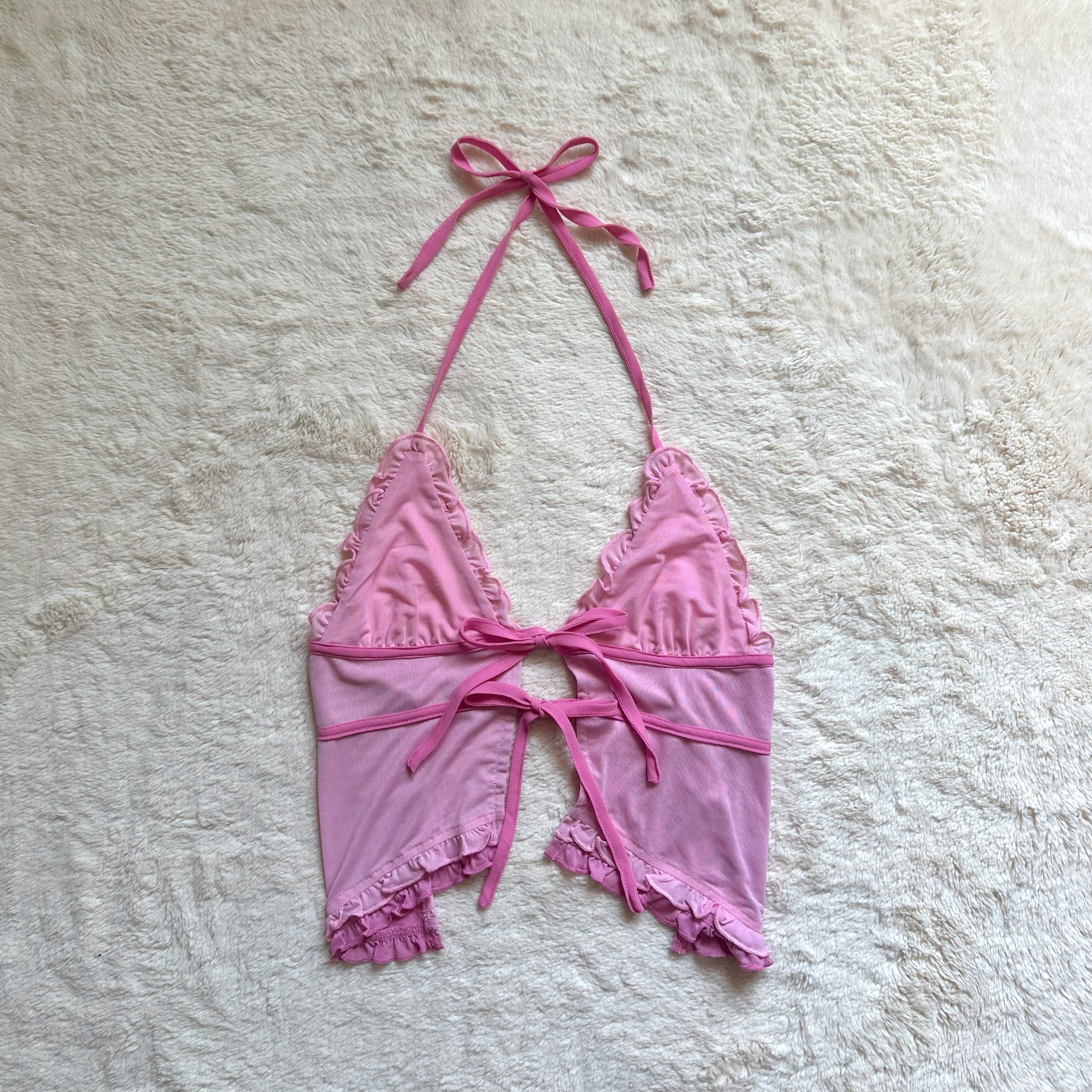 i.am.gia pink marlai crop
