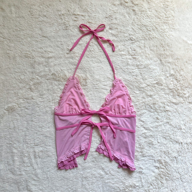 i.am.gia pink marlai crop