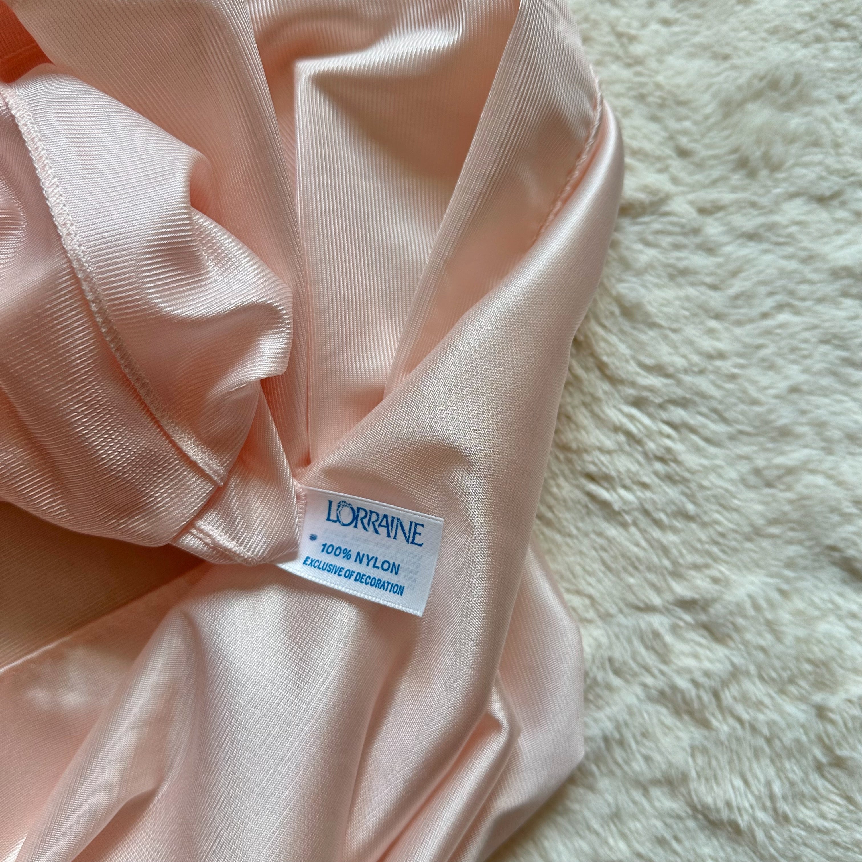 1950's blush sonata slip dress