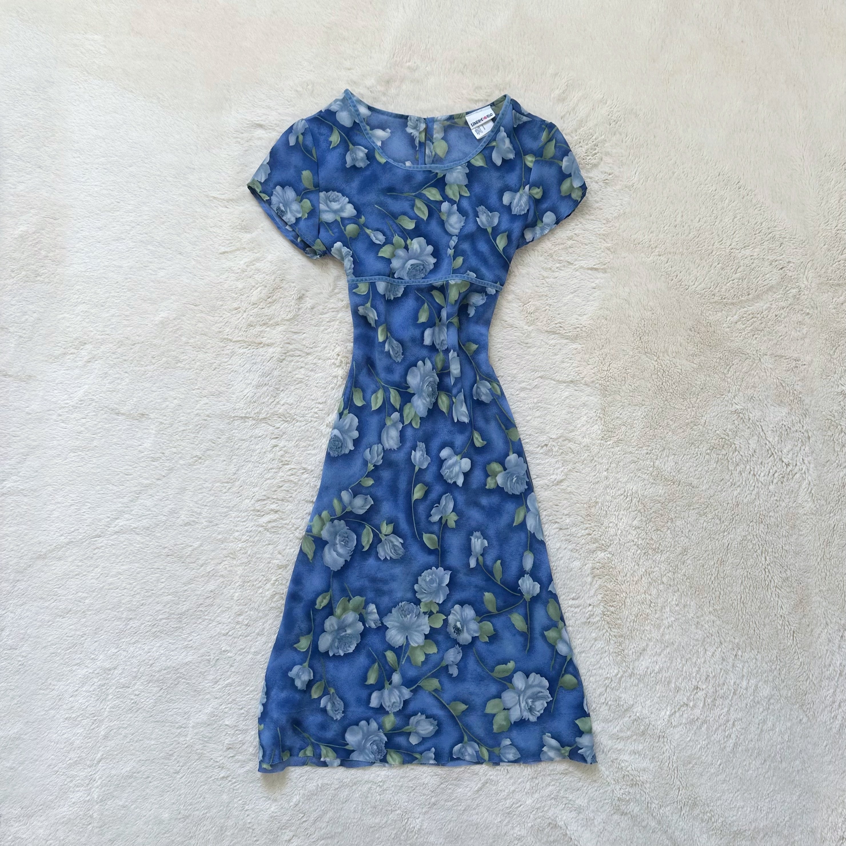 1990's midnight posy dress
