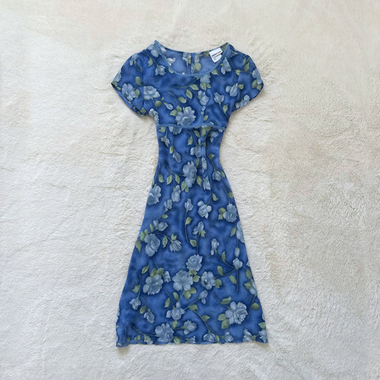 1990's midnight posy dress