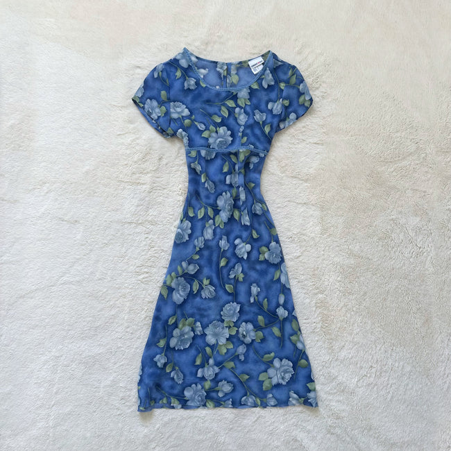 1990's midnight posy dress