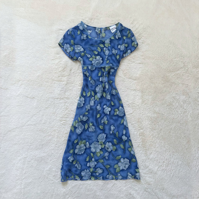 1990's midnight posy dress