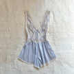 1980's porcelain periwinkle playsuit