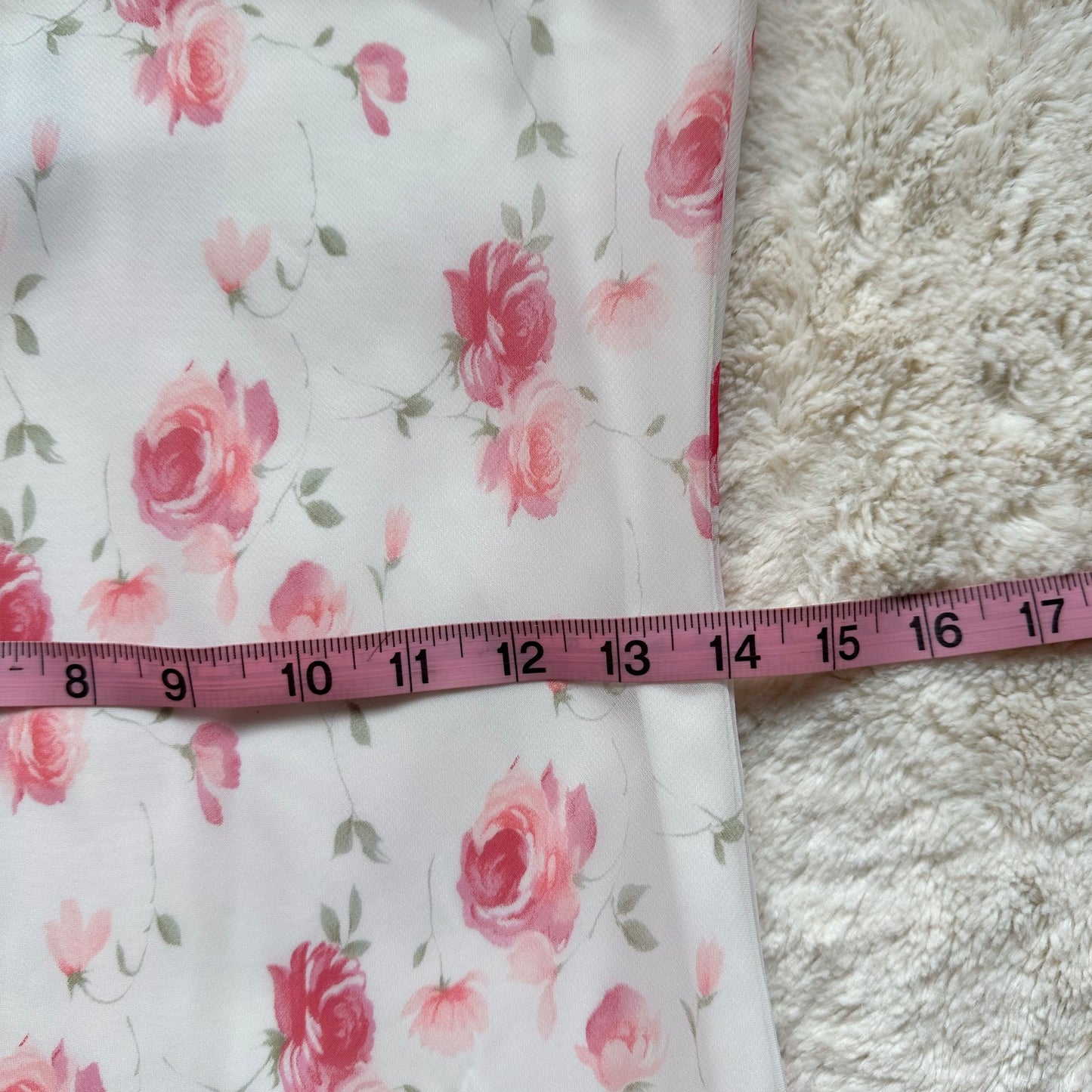 1990's blushing petals dress