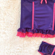 2000's sugarplum bustier set
