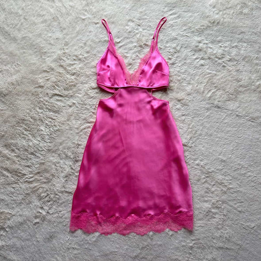 2019 barbie cutout slip dress