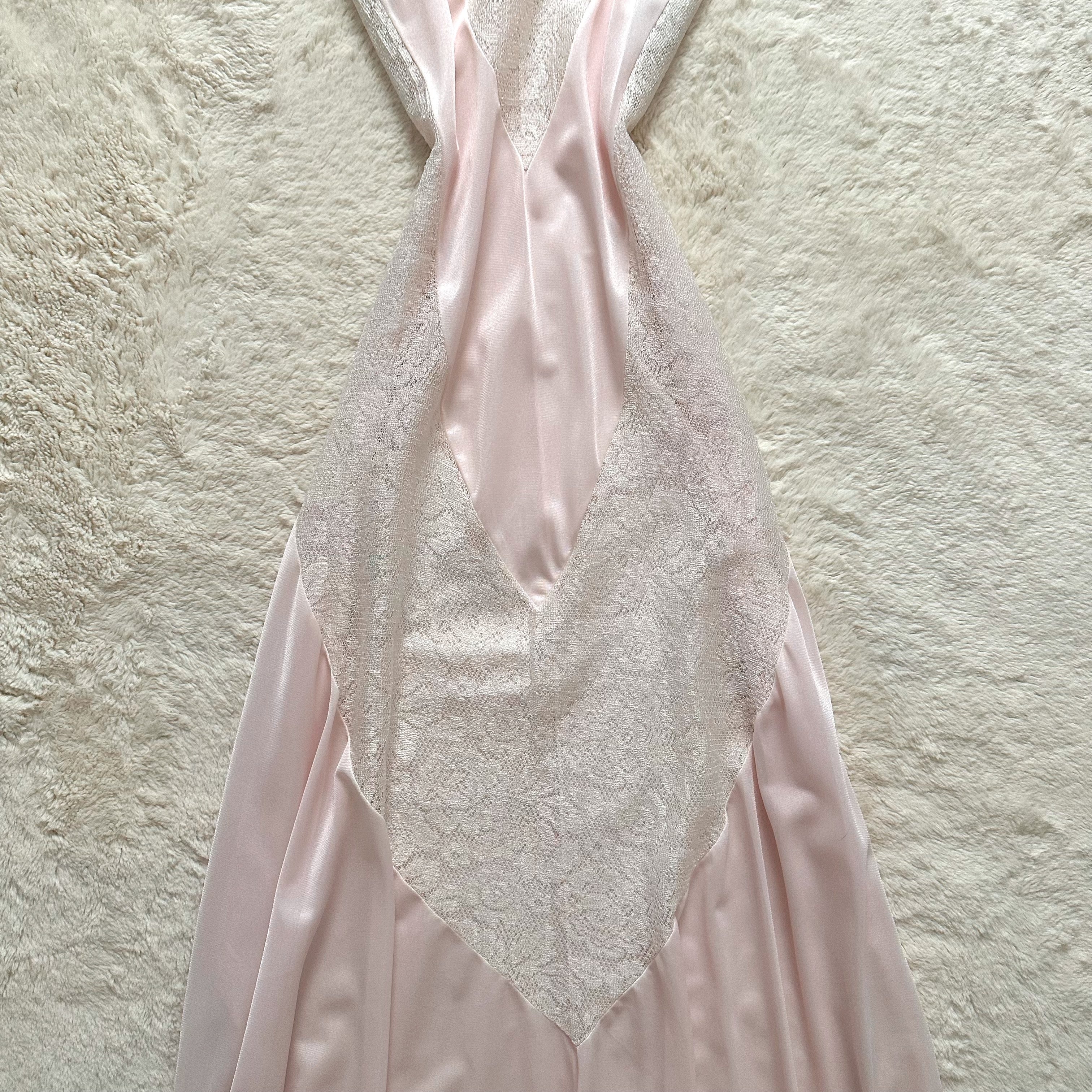 1990's milk blossom slip dress