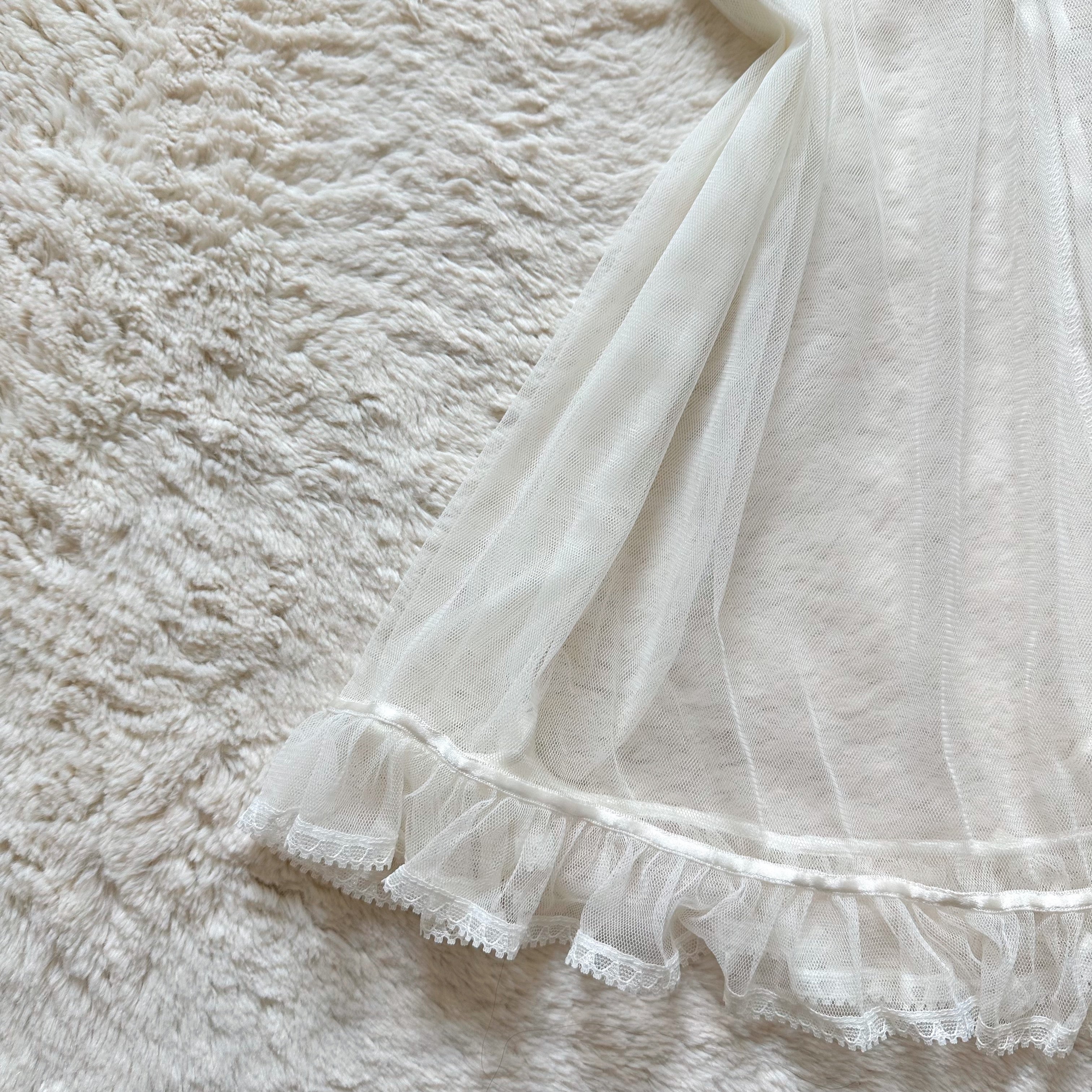 2002 ivory flora slip dress