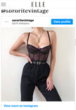 1990's gothic princess lace corset
