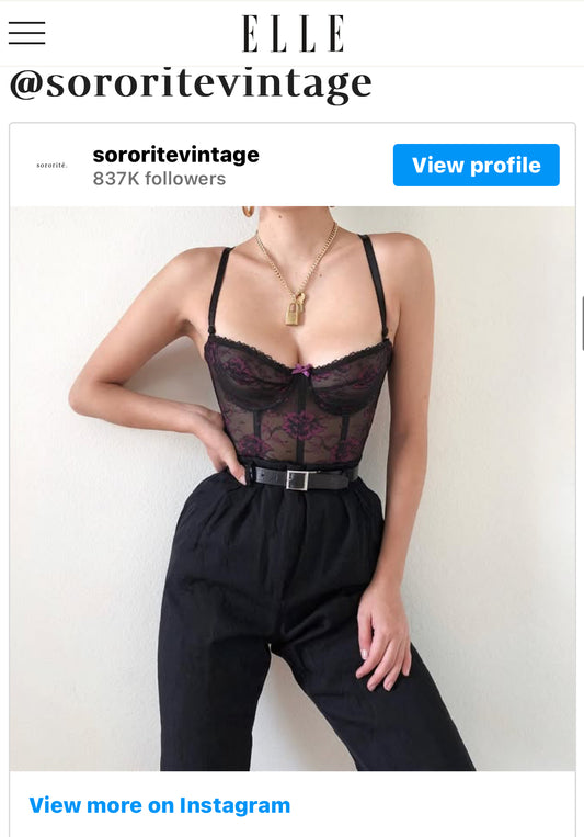 1990's gothic princess lace corset