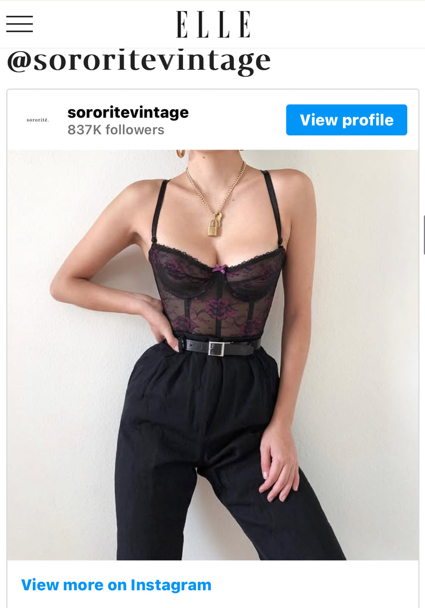 1990's gothic princess lace corset