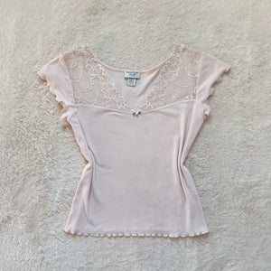 2000's petal rosette top