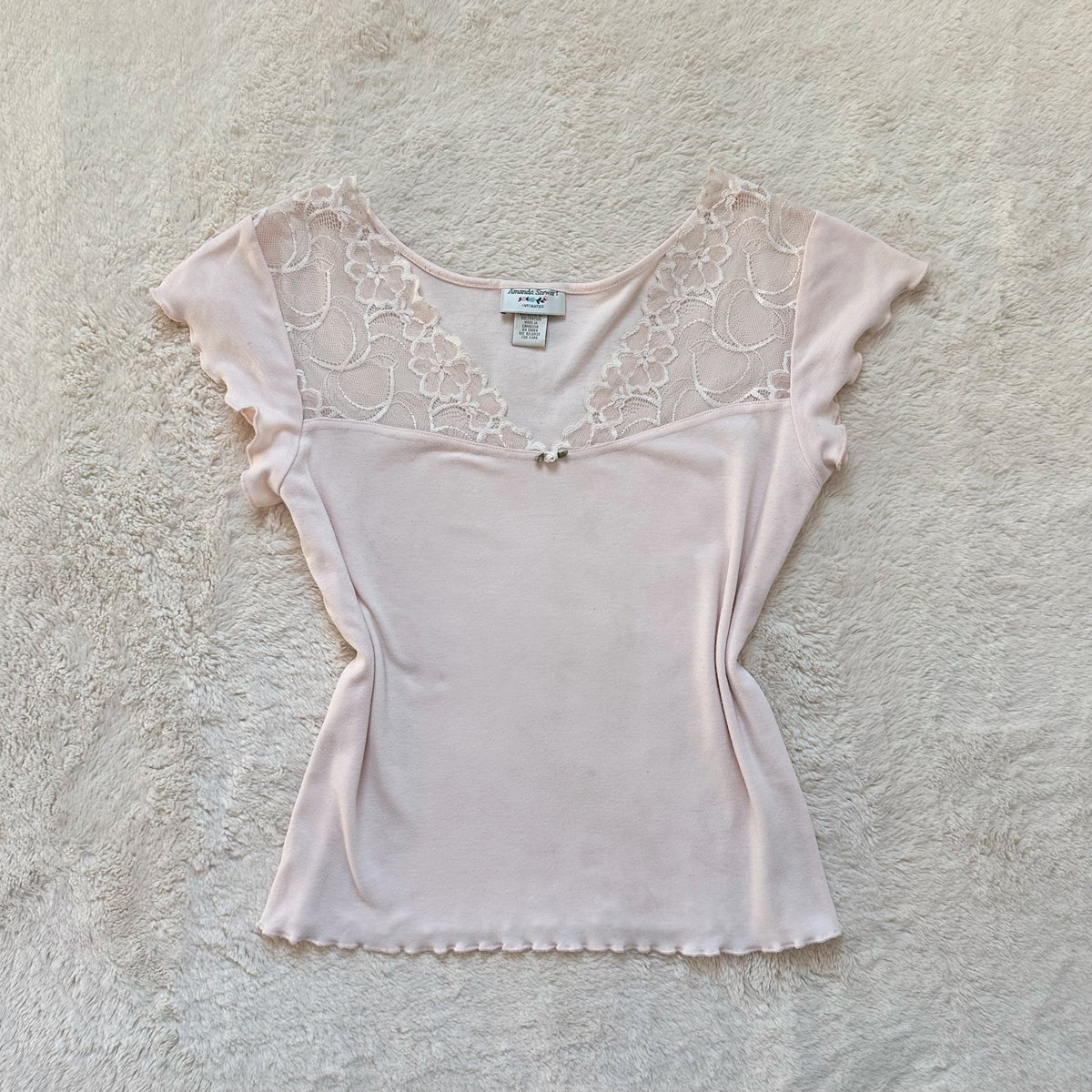 2000's petal rosette top