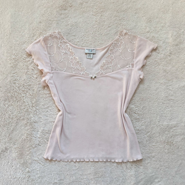2000's petal rosette top