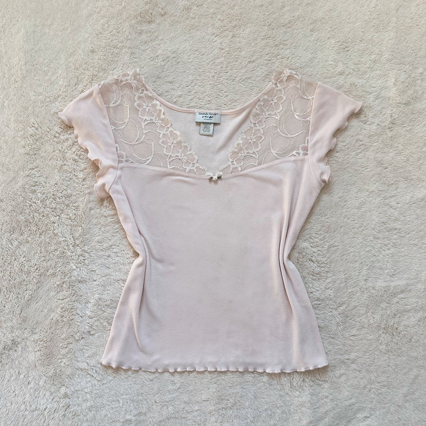 2000's petal rosette top