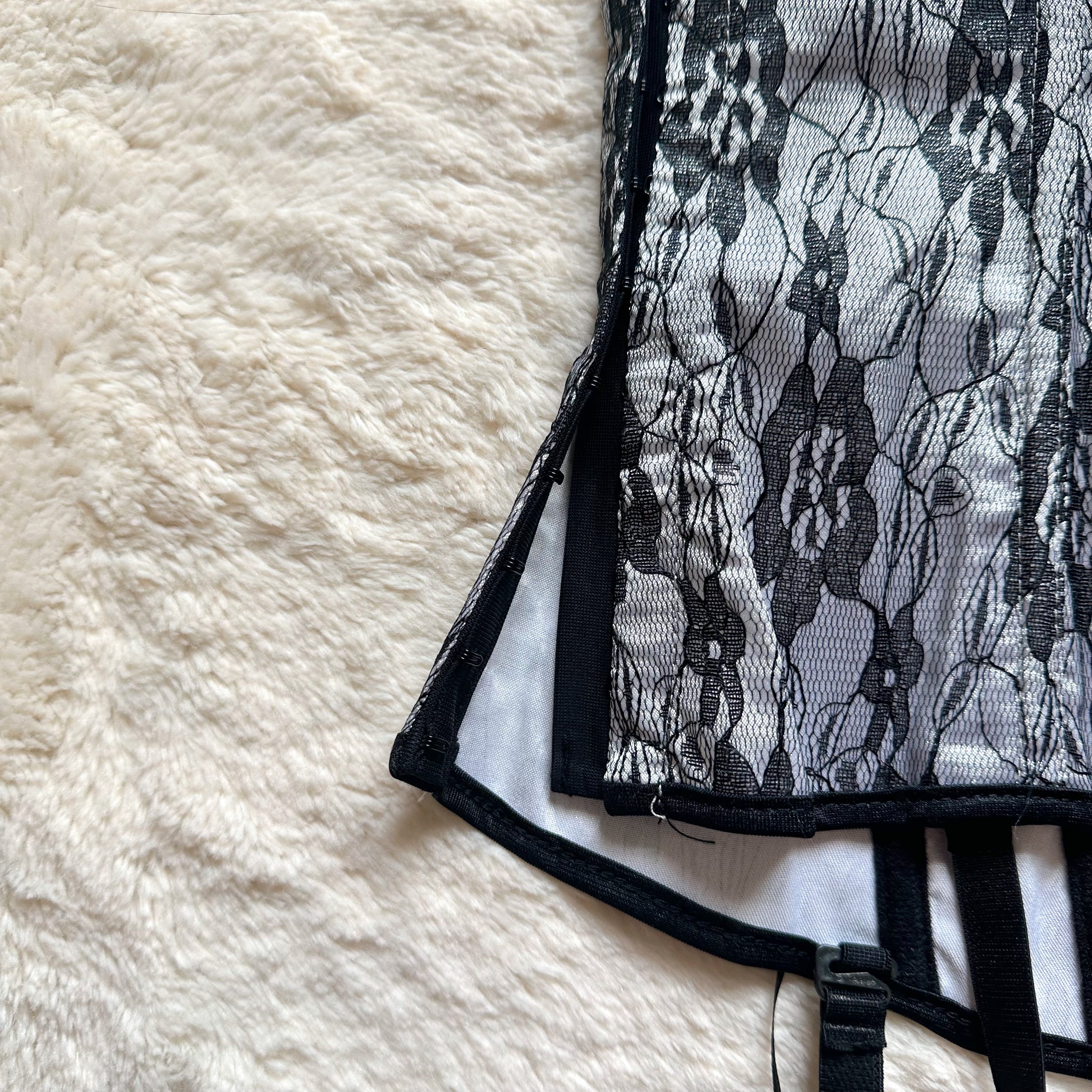 black swan corset + thong set