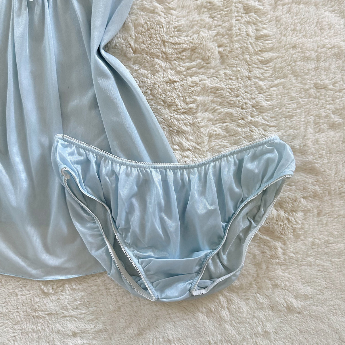 1990's cloudy skies babydoll set