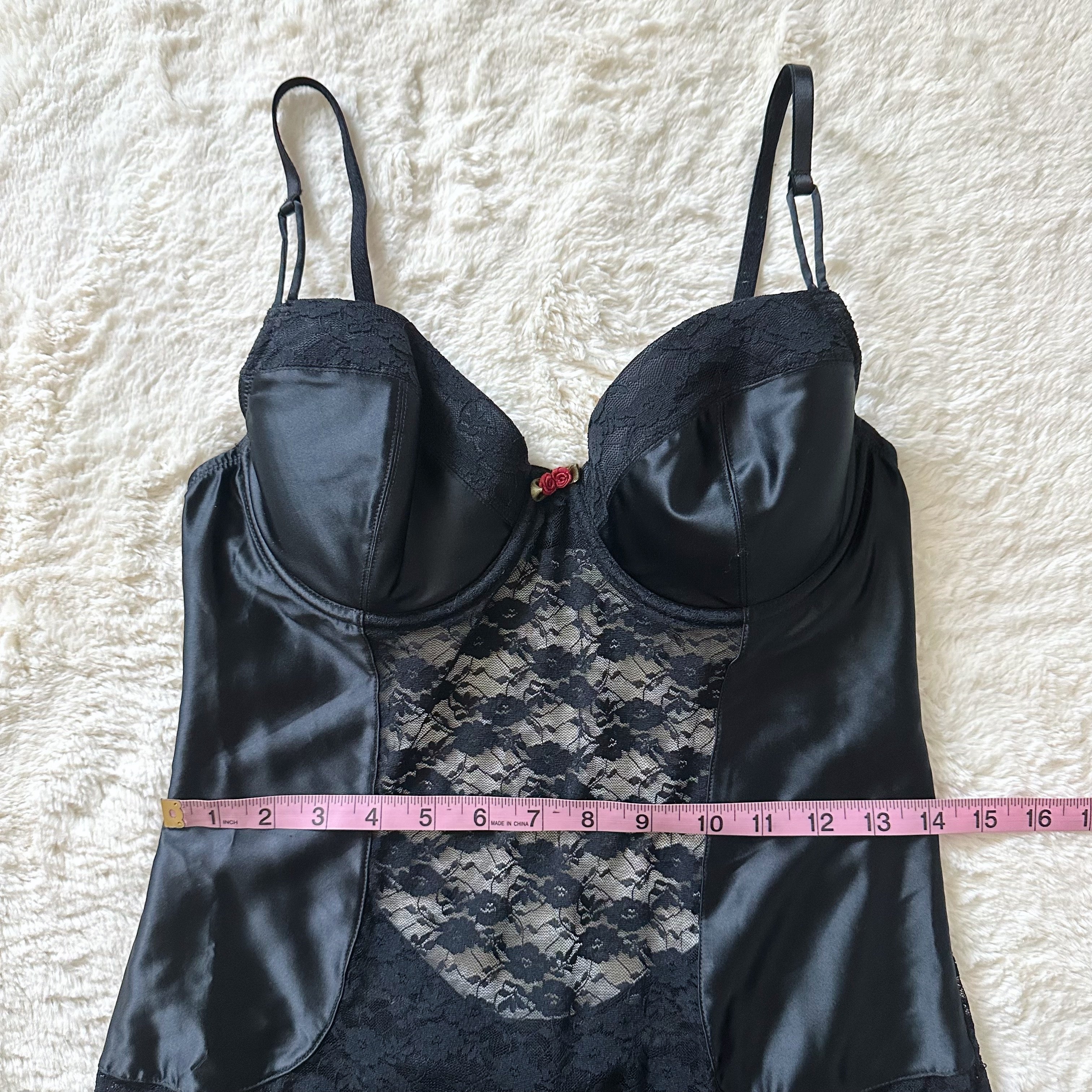 2000's rosette haze slip dress