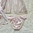 1980's porcelain pink 3 piece set