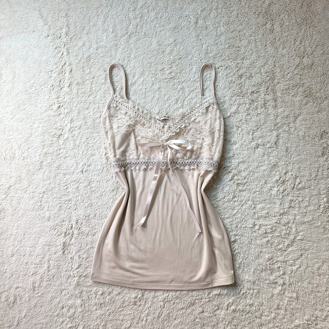 2000's woodland lace camisole