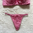 2000's love bite bra + panty set