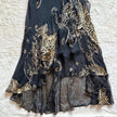 1990's midnight baroque gown