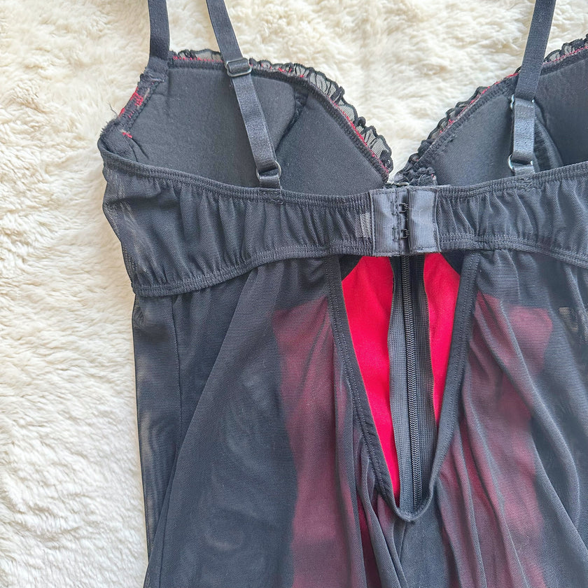 2000's elvira slip dress