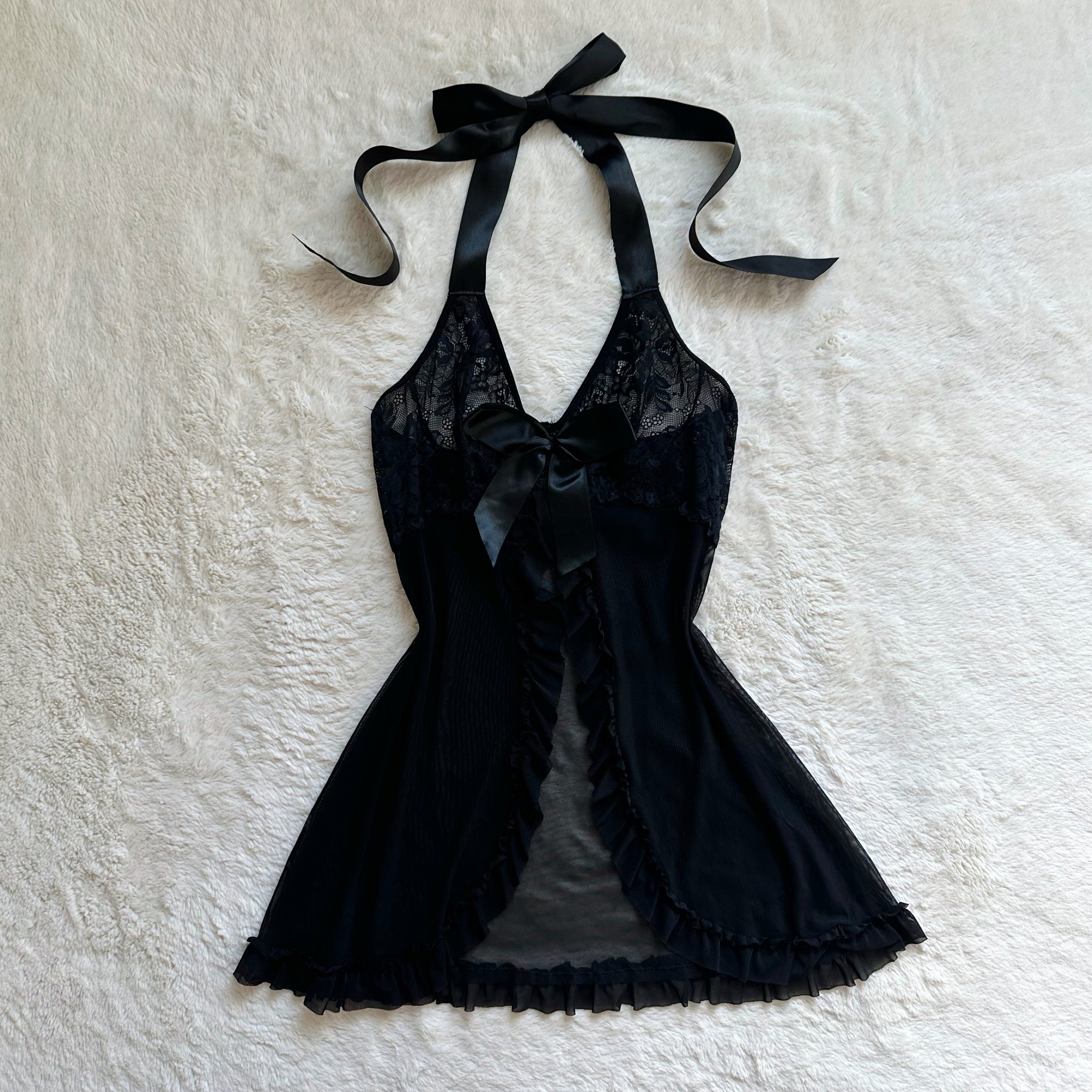 black widow slip dress