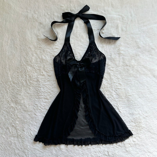 black widow slip dress