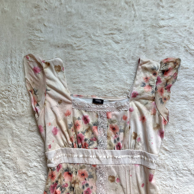 2000's rosalie garden blouse