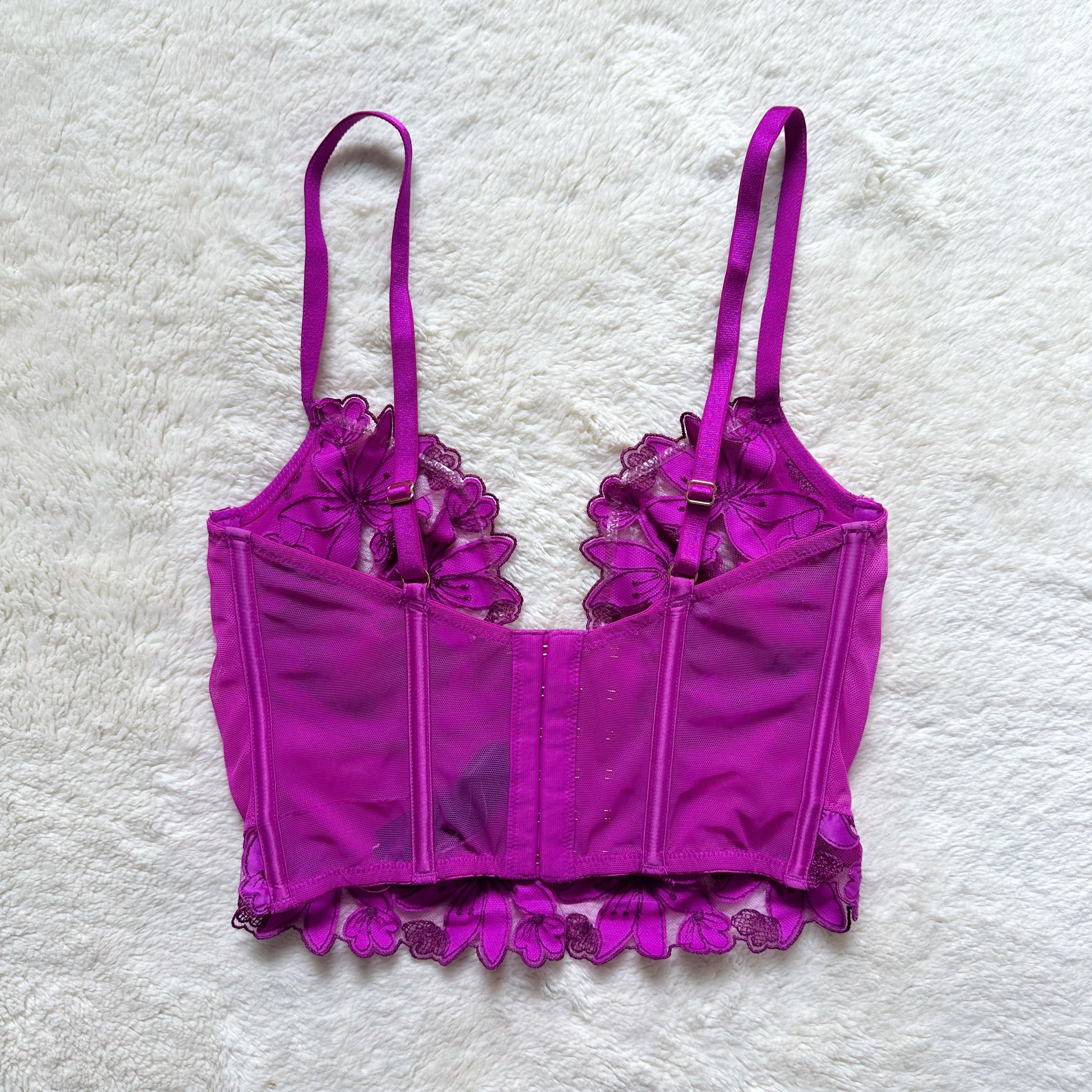 2022 electric fuchsia corset