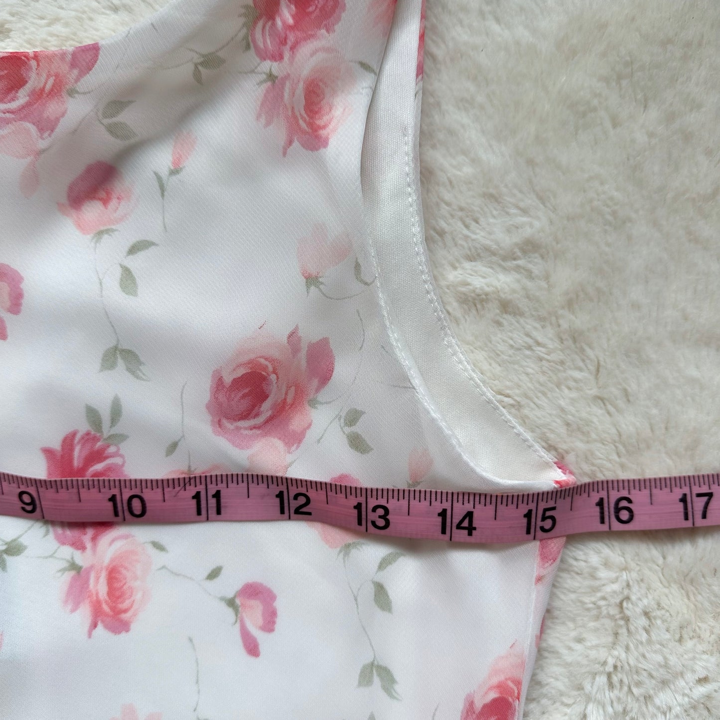 1990's blushing petals dress