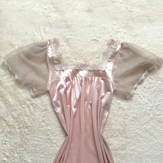1980's ballet whisper negligee