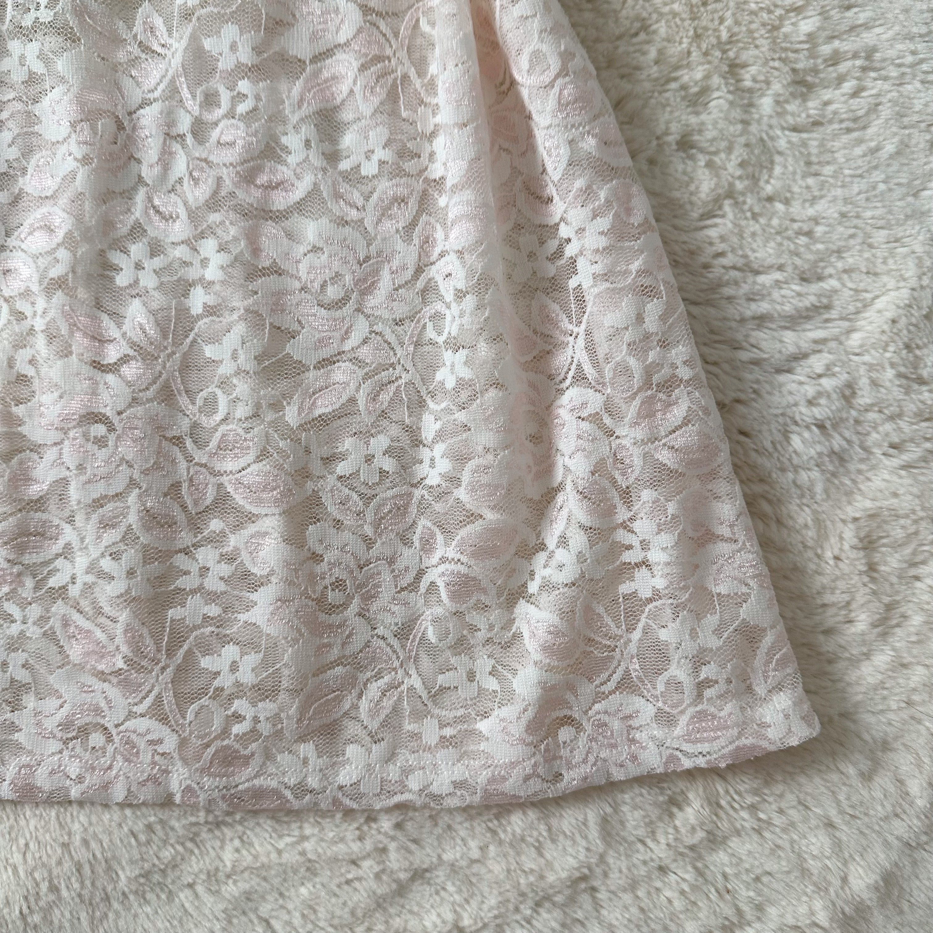 contemporary cream promise slip dress