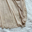 1990's golden champagne gown