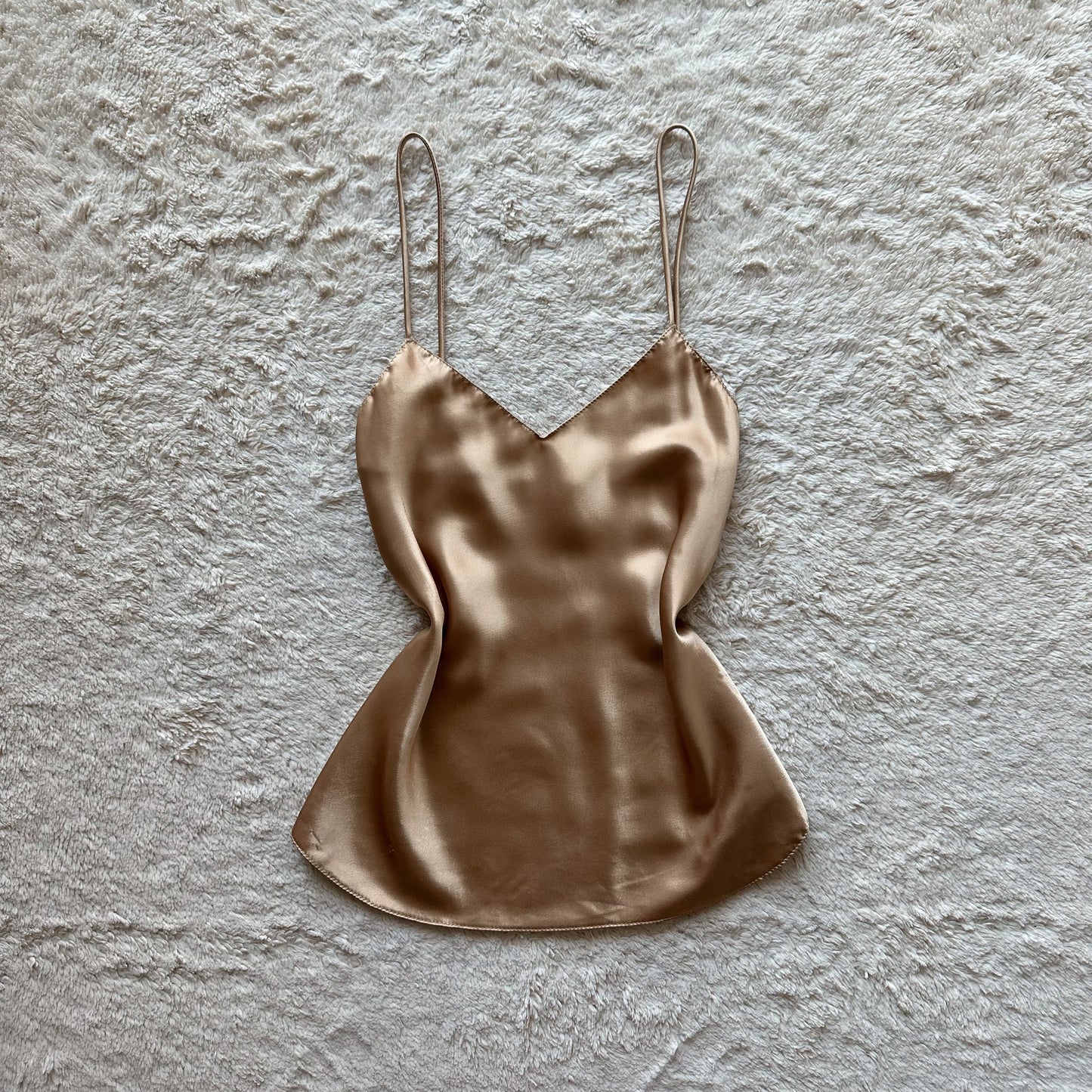 1990's lustrous gold camisole