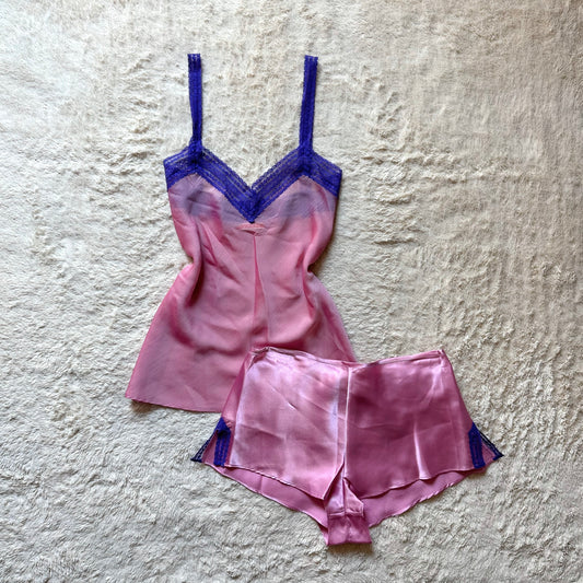 2000's persian pink + purple cami set