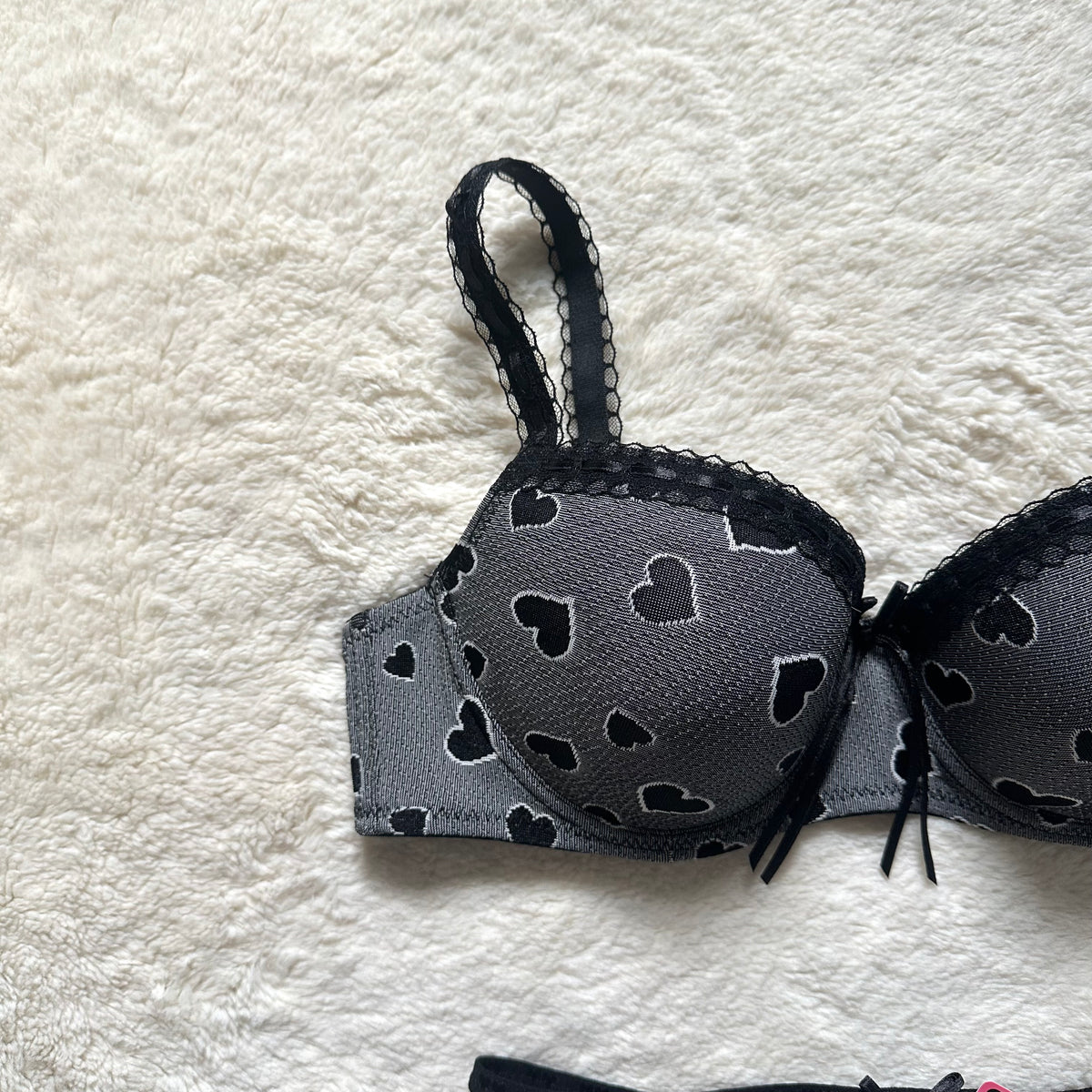 2000's love bite bra + panty set