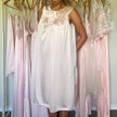 1950's blush sonata slip dress
